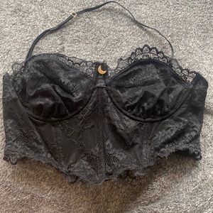Forever 21 corset lace with little moon (tags ripped off never used)